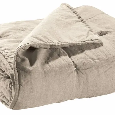 Linge de lit - Chemin de lit Zeff Naturel 90 x 240 - MAISON VIVARAISE - SDE VIVARAISE WINKLER