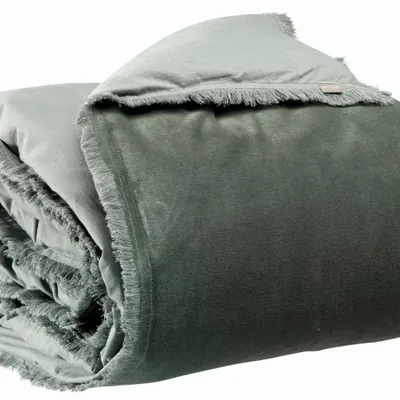 Throw blankets - Fara Duvet Thym 85 X 200 - MAISON VIVARAISE - SDE VIVARAISE WINKLER