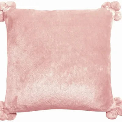 Cushions - Tender Pompons Cushion Aubepine 45 X 45 - MAISON VIVARAISE - SDE VIVARAISE WINKLER