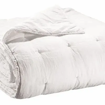 Bed linens - Zeff Bed Throw Blanc 180 X 260 - MAISON VIVARAISE - SDE VIVARAISE WINKLER
