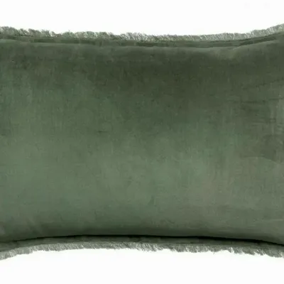 Cushions - Plain Cushion Fara Thym 40 X 65 - MAISON VIVARAISE - SDE VIVARAISE WINKLER