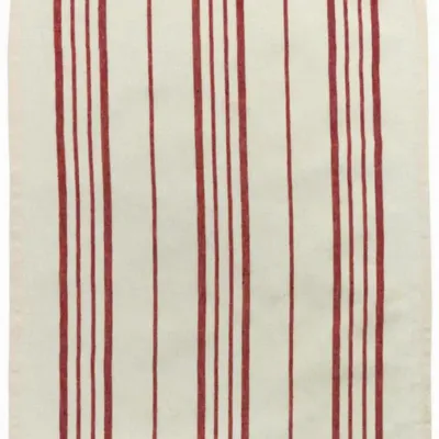 Torchons - Torchon Rayé Karma Ecru/Rouge 55 x 75 - MAISON VIVARAISE - SDE VIVARAISE WINKLER