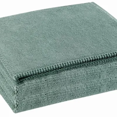Bath towels - Bora Bath Towel Sauge 90 X 150 - MAISON VIVARAISE - SDE VIVARAISE WINKLER