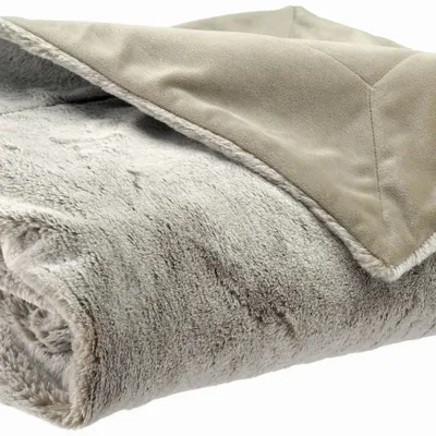 Plaids - Plaid Kinta Naturel 130 x 160 - MAISON VIVARAISE - SDE VIVARAISE WINKLER