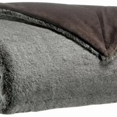 Throw blankets - Kinta Throw Blanket Cacao 130 X 160 - MAISON VIVARAISE - SDE VIVARAISE WINKLER