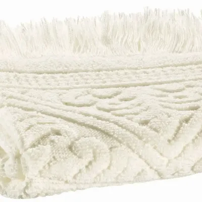 Serviettes de bain - Serviette invité Zoé Craie 30 X 50 - MAISON VIVARAISE - SDE VIVARAISE WINKLER