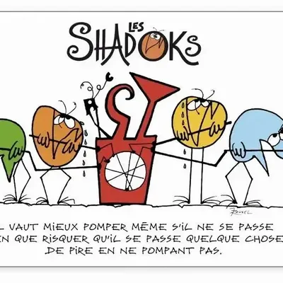 Sets de table - Set de table Shadoks Il vaut mieux pomper 30 x 45 - MAISON VIVARAISE - SDE VIVARAISE WINKLER