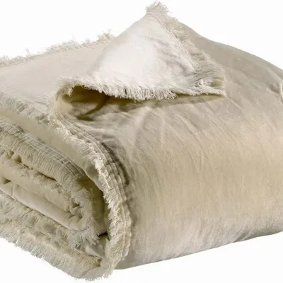 Throw blankets - Fara Duvet Lin 85 X 200 - MAISON VIVARAISE - SDE VIVARAISE WINKLER