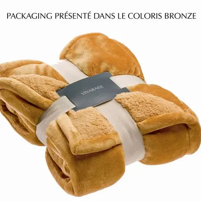 Throw blankets - Michka Throw Blanket Galet 130 X 160 - MAISON VIVARAISE - SDE VIVARAISE WINKLER