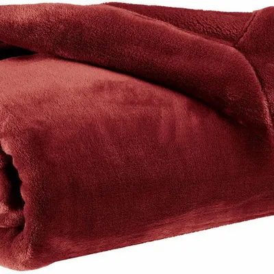 Throw blankets - Tender Throw Blanket Geranium 150 X 200 - MAISON VIVARAISE - SDE VIVARAISE WINKLER