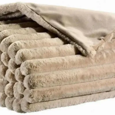 Throw blankets - Alice Throw Blanket Lin 130 X 160 - MAISON VIVARAISE - SDE VIVARAISE WINKLER