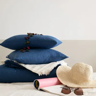 Throw blankets - Zeff Nomade Throw Blanket Blanc 130 X 180 - MAISON VIVARAISE - SDE VIVARAISE WINKLER