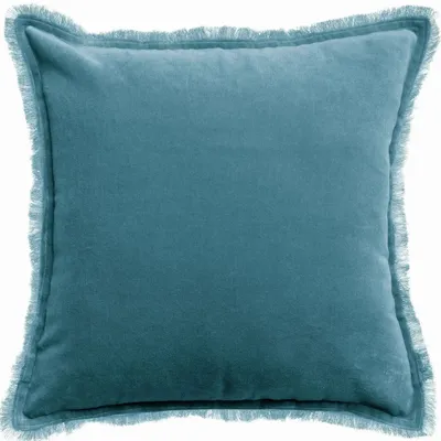 Coussins - Coussin uni Fara Acier 45 x 45 - MAISON VIVARAISE - SDE VIVARAISE WINKLER