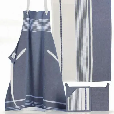 Aprons - Ares Kitchen Apron Ombre 80 X 85 - MAISON VIVARAISE - SDE VIVARAISE WINKLER