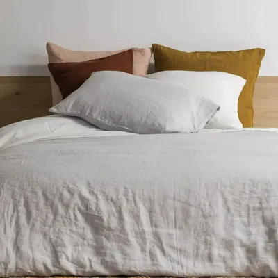 Bed linens - Zeff Pillowcase Bronze 65 X 65 - MAISON VIVARAISE - SDE VIVARAISE WINKLER