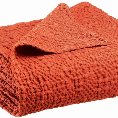 Plaids - Plaid Tana Rooibos 140 x 200 - MAISON VIVARAISE - SDE VIVARAISE WINKLER