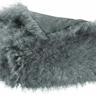 Throw blankets - Betani Throw Blanket Ardoise 130 X 160 - MAISON VIVARAISE - SDE VIVARAISE WINKLER