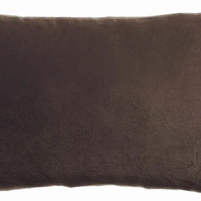Coussins - Coussin uni Elise Ébène 30 x 50 - MAISON VIVARAISE - SDE VIVARAISE WINKLER