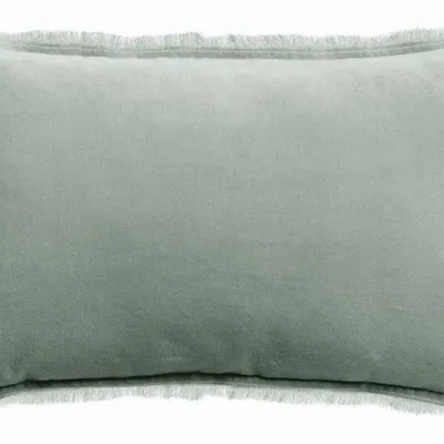 Coussins - Coussin uni Fara Titane 40 x 65 - MAISON VIVARAISE - SDE VIVARAISE WINKLER