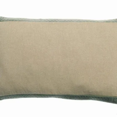 Cushions - Elise Chambray Cushion Verveine 30 X 50 - MAISON VIVARAISE - SDE VIVARAISE WINKLER