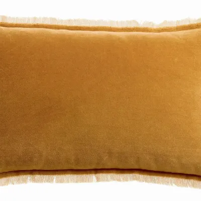 Cushions - Plain cushion Fara Cannelle 30 X 50 - MAISON VIVARAISE - SDE VIVARAISE WINKLER