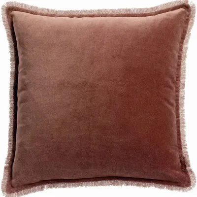 Coussins - Coussin uni Fara Café 45 x 45 - MAISON VIVARAISE - SDE VIVARAISE WINKLER