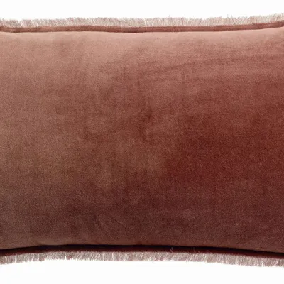 Cushions - Plain Cushion Fara Café 40 X 65 - MAISON VIVARAISE - SDE VIVARAISE WINKLER