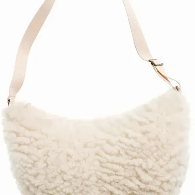 Bags and totes - Noam half-moon bag Neige 42 X 31 X 5 - MAISON VIVARAISE - SDE VIVARAISE WINKLER