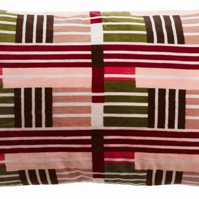 Cushions - Printed cushion Eren Multico 40 X 65 - MAISON VIVARAISE - SDE VIVARAISE WINKLER