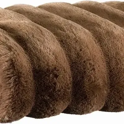 Linge de lit - Édredon Astrid Moka 85 x 200 - MAISON VIVARAISE - SDE VIVARAISE WINKLER