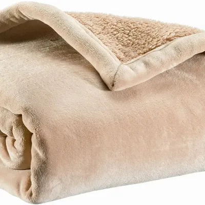 Throw blankets - Maxi throw Michka Muscade 180 X 220 - MAISON VIVARAISE - SDE VIVARAISE WINKLER