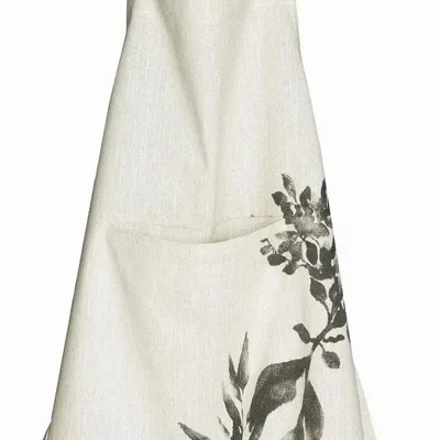 Tabliers de cuisine - Tablier de cuisine Fleuri Isam Ombre 80 x 85 - MAISON VIVARAISE - SDE VIVARAISE WINKLER