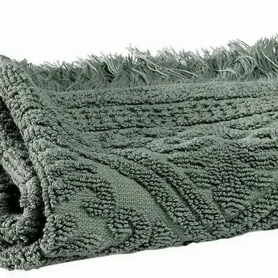 Bath towels - Zoé Guest Towel Thym 30 X 50 - MAISON VIVARAISE - SDE VIVARAISE WINKLER