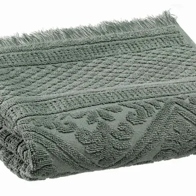 Serviettes de bain - Serviette de toilette uni Zoe Thym 50 x 100 - MAISON VIVARAISE - SDE VIVARAISE WINKLER