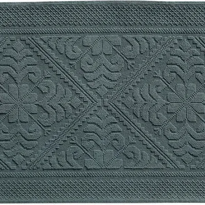Autres linges de bain - Tapis de bain uni Enzo Thym 54 x 110 - MAISON VIVARAISE - SDE VIVARAISE WINKLER
