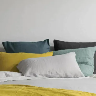 Linge de lit - Taie d'oreiller Zeff Perle 65 x 65 - MAISON VIVARAISE - SDE VIVARAISE WINKLER