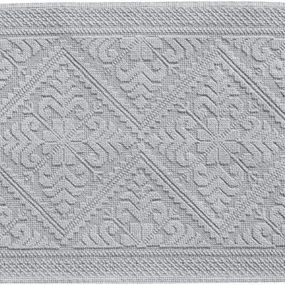 Autres linges de bain - Tapis de bain uni Enzo Perle 54 x 64 - MAISON VIVARAISE - SDE VIVARAISE WINKLER