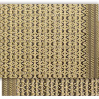 Nappes - Set de table Kadra Noir/or 33 x 45 - MAISON VIVARAISE - SDE VIVARAISE WINKLER