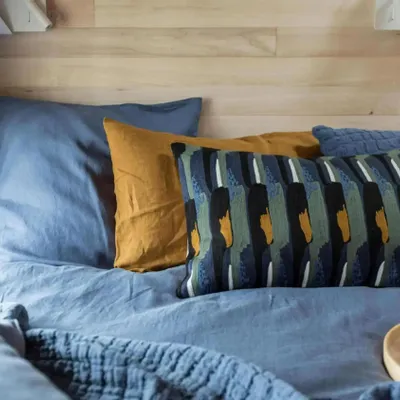 Linge de lit - Taie d'oreiller Zeff Tempête 65 x 65 - MAISON VIVARAISE - SDE VIVARAISE WINKLER