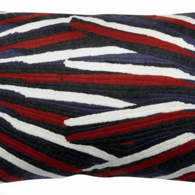 Coussins - Coussin brodé Sasha Rubis 40 x 65 - MAISON VIVARAISE - SDE VIVARAISE WINKLER