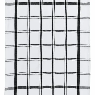 Dish towels - Carol Tea Towel Noir 50 X 70 - MAISON VIVARAISE - SDE VIVARAISE WINKLER