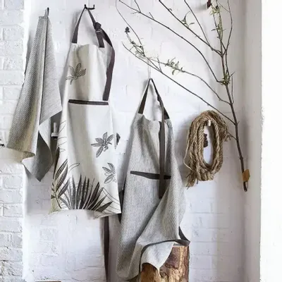 Aprons - Apron Moana Naturel Organic Cotton 72 X 85 - MAISON VIVARAISE - SDE VIVARAISE WINKLER