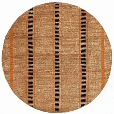 Rugs - Eden Rug Ocre Diameter 160 - MAISON VIVARAISE - SDE VIVARAISE WINKLER