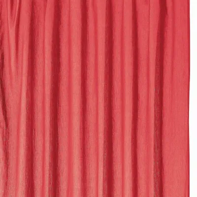 Curtains and window coverings - Stonewashed Zeff curtain Groseille 140 X 280 - MAISON VIVARAISE - SDE VIVARAISE WINKLER