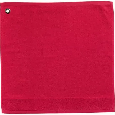Torchons textile - Essuie-mains oeillet Curl Geranium 50 x 50 - MAISON VIVARAISE - SDE VIVARAISE WINKLER