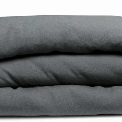 Linge de lit - Housse de couette Kala Carbone 240 x 220 - MAISON VIVARAISE - SDE VIVARAISE WINKLER