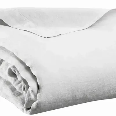 Bed linens - Kala Flat Sheet Blanc 240 X 300 - MAISON VIVARAISE - SDE VIVARAISE WINKLER