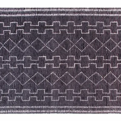 Rugs - Rug Gimie Charbon/Ivoire 190 X 290 - MAISON VIVARAISE - SDE VIVARAISE WINKLER