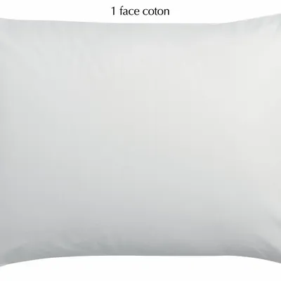 Linge de lit - Taie d'oreiller Linco Blanc 50 x 75 - MAISON VIVARAISE - SDE VIVARAISE WINKLER