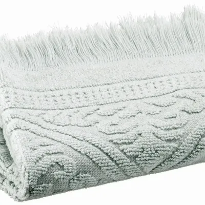 Bath towels - Zoé Guest Towel Jade 30 X 50 - MAISON VIVARAISE - SDE VIVARAISE WINKLER